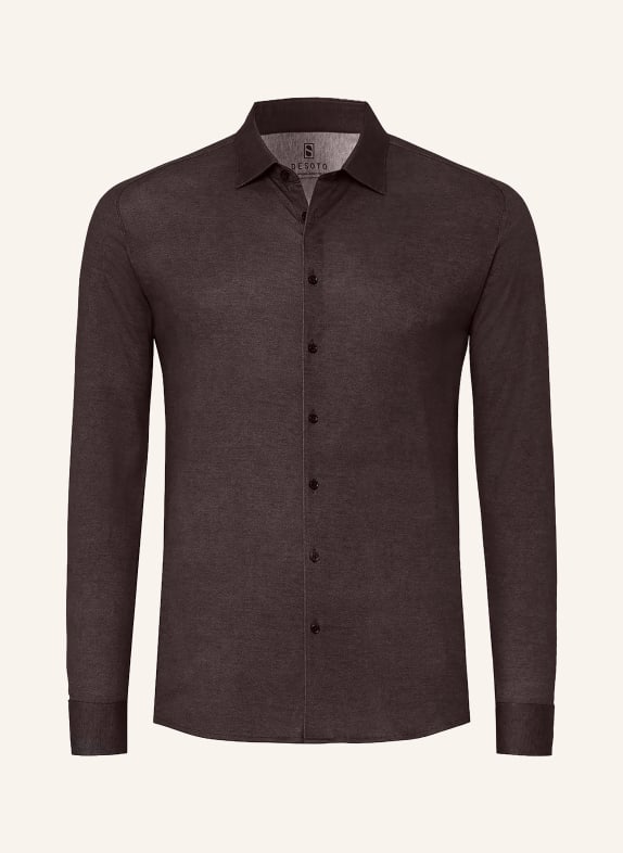 DESOTO Slim-Fit Shirt DARK BROWN