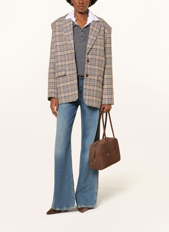 MARGE SHERWOOD Schoudertas SOFT BOSTON MARRON FONCÉ