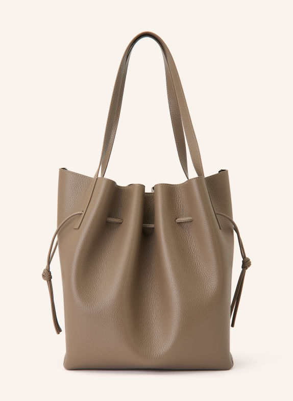 YUZEFI Beuteltasche SCALLOP TAUPE