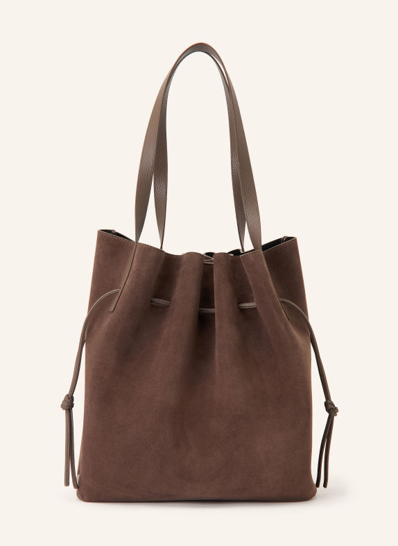 YUZEFI Sac seau SCALLOP MARRON
