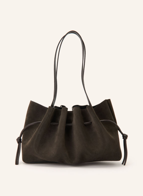 YUZEFI Schultertasche SCALLOP DUNKELBRAUN