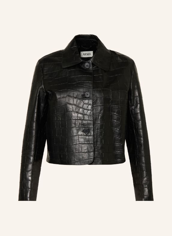 ARMA EMY Leather Jacket BLACK