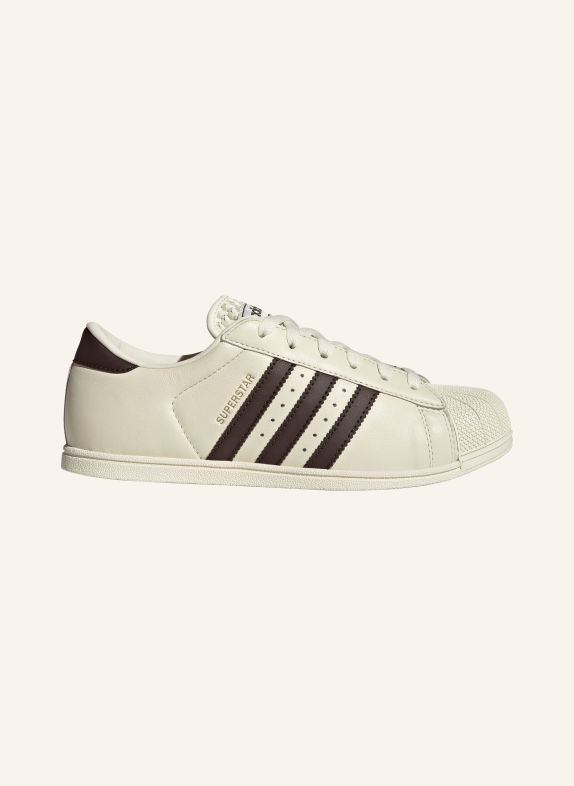 adidas Originals Sneakersy SUPERSTAR LO PRO ECRU / CIEMNOBRĄZOWY / SZARY
