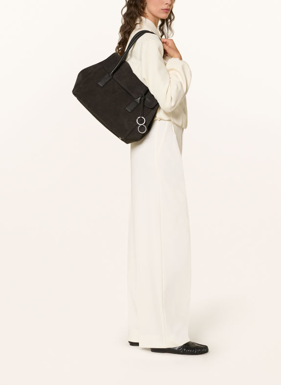 Marc O'Polo Shopper DUNKELBRAUN / SILBER