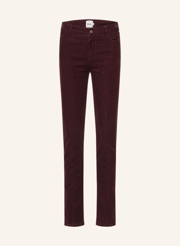 BRAX SHAKIRA Cord Pants 82 BLACKBERRY VIOLET