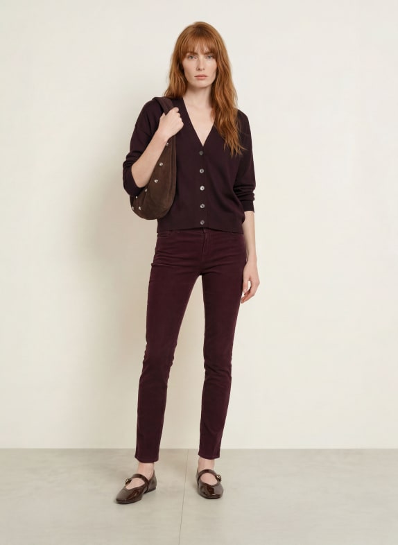 BRAX Cordbroek SHAKIRA 82 BLACKBERRY VIOLET