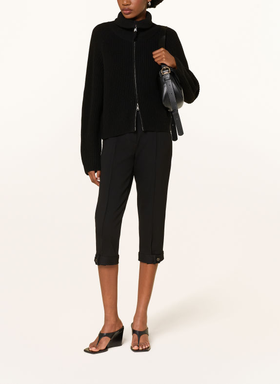 MRS & HUGS Strickjacke mit Cashmere SCHWARZ