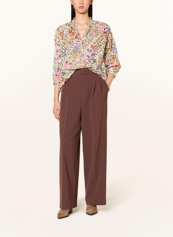 Smith & Soul Blouse ECRU / ROZE / BLAUW