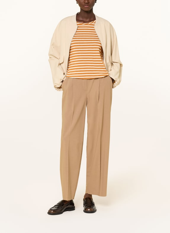 Smith & Soul Sweatshirt COGNAC / WIT