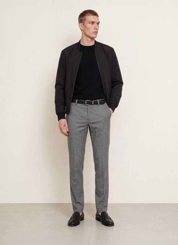 ALBERTO Chino ROB Slim Fit DONKERGRIJS / LICHTGRIJS