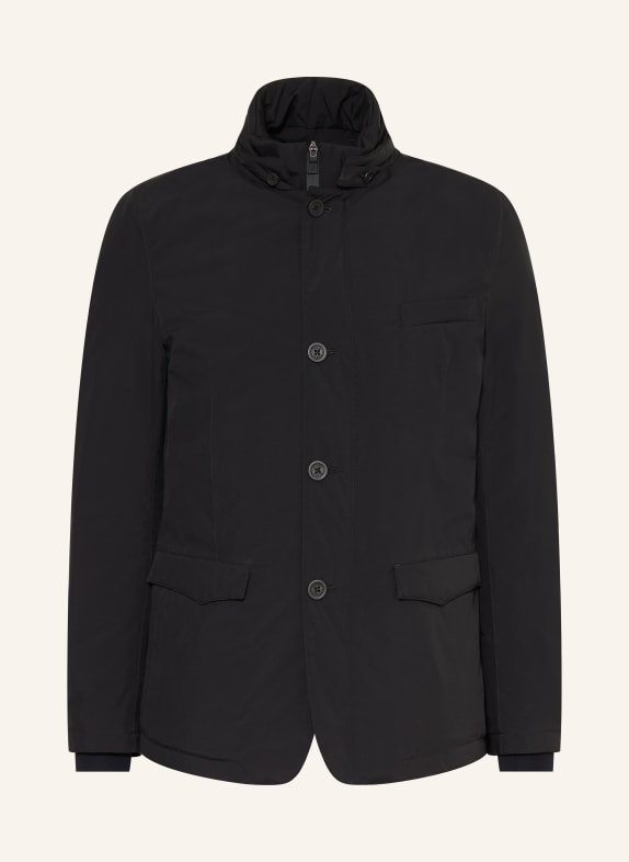 HERNO Lightweight-Daunenjacke mit herausnehmbarer Blende SCHWARZ