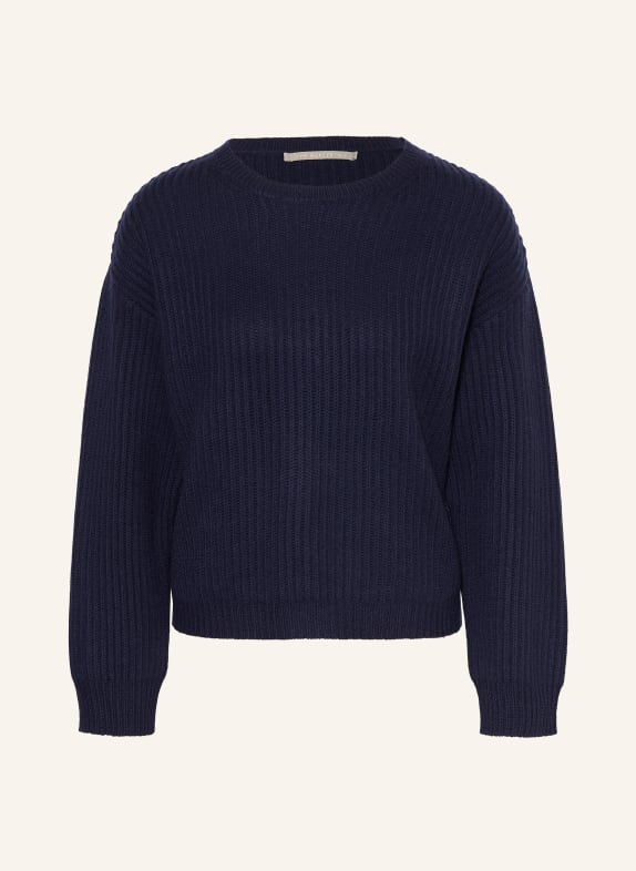 (THE MERCER) N.Y. Sweater made of merino wool and cashmere DARK BLUE