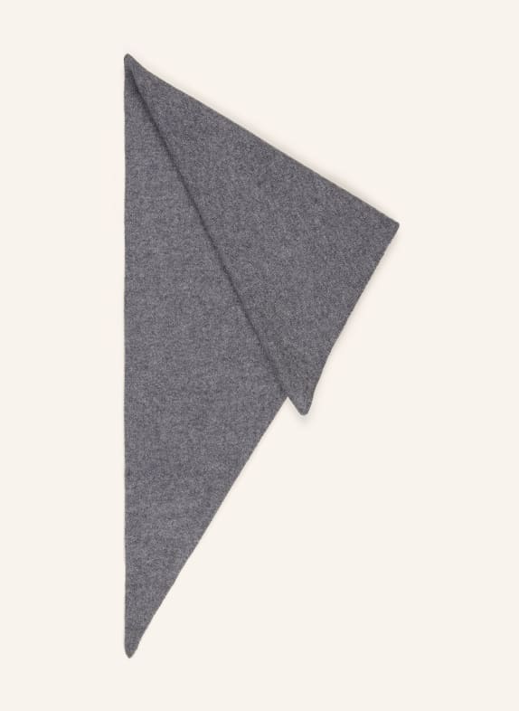 (THE MERCER) N.Y. Dreieckstuch aus Cashmere GRAU