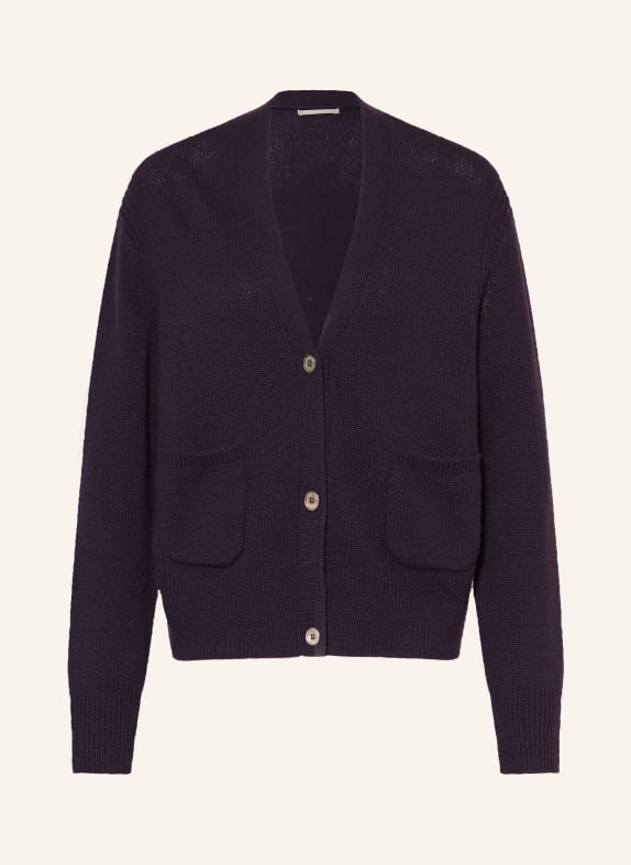 (THE MERCER) N.Y. Strickjacke aus Cashmere DUNKELLILA