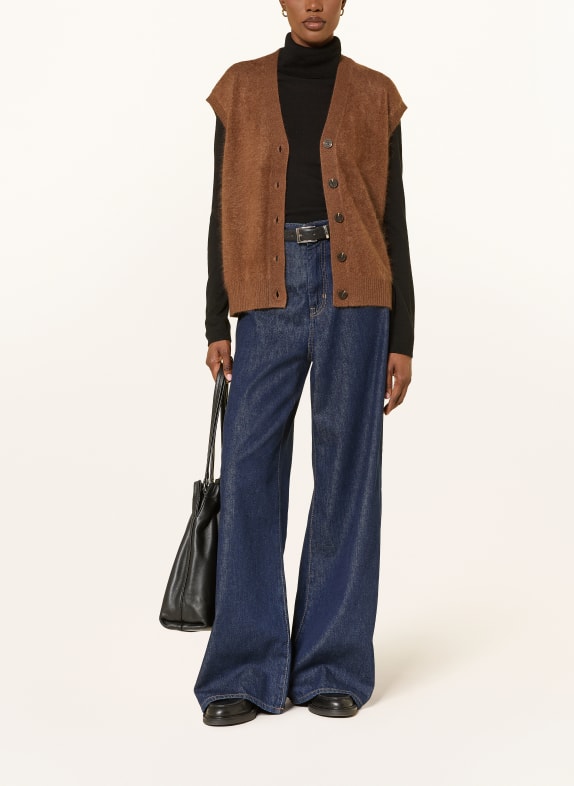 (THE MERCER) N.Y. Gilet en cachemire COGNAC