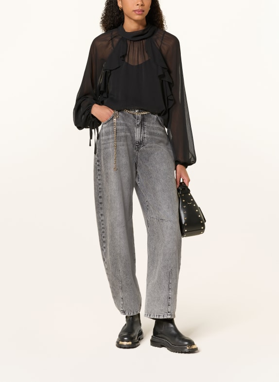 MRS & HUGS Barrel jeans GREY