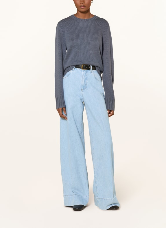 (THE MERCER) N.Y. Kasjmiertrui BLAUWGRIJS