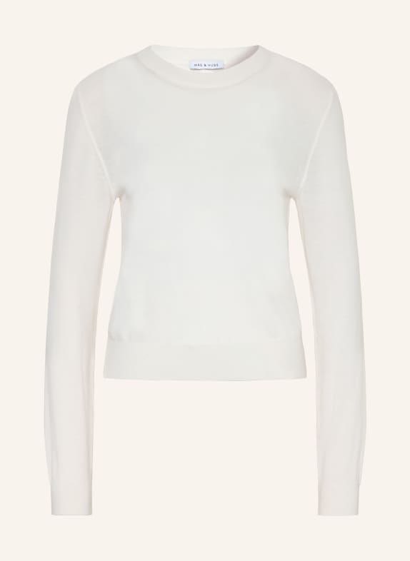 MRS & HUGS Pullover aus Merinowolle CREME