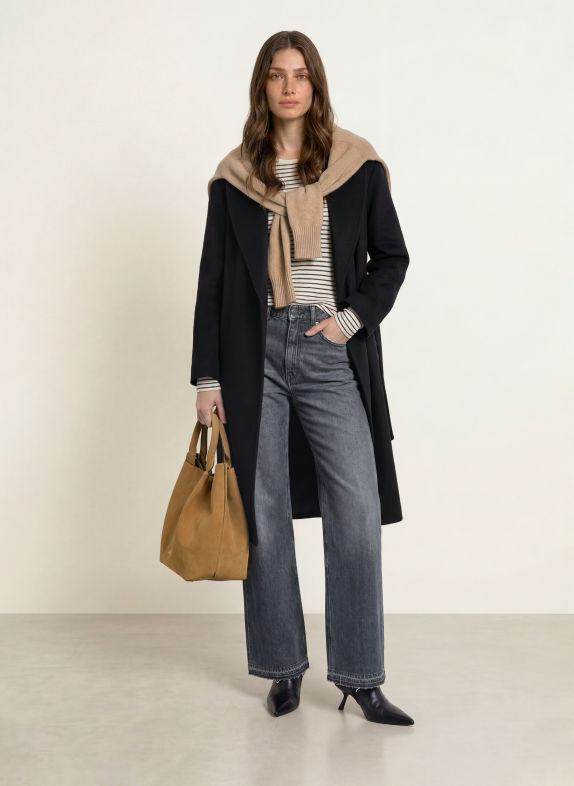 abro Shopper ESSENTIAL MEDIUM s Pouzdrem SVĚTLE HNĚDÁ / ZLATÁ