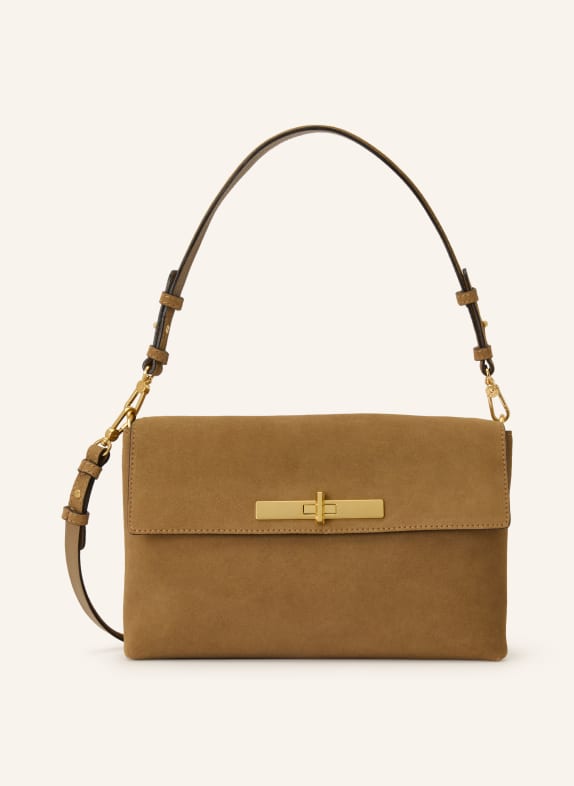 abro Schultertasche TWIST HELLBRAUN / GOLD