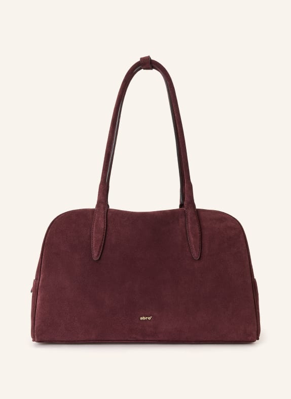 abro AMARA Shoulder Bag DARK RED / GOLD