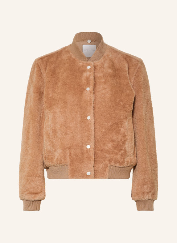 RINO & PELLE Kunstfell-Blouson FELIX HELLBRAUN
