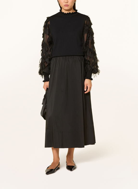 RINO & PELLE JANIQUE Sweater in a mix of materials BLACK