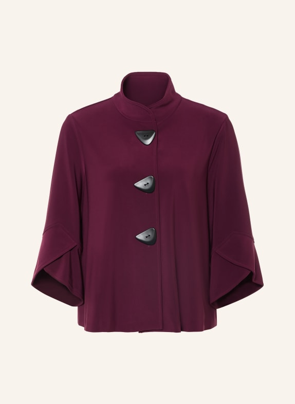Joseph Ribkoff Jersey jacket with 3/4 sleeves DARK RED