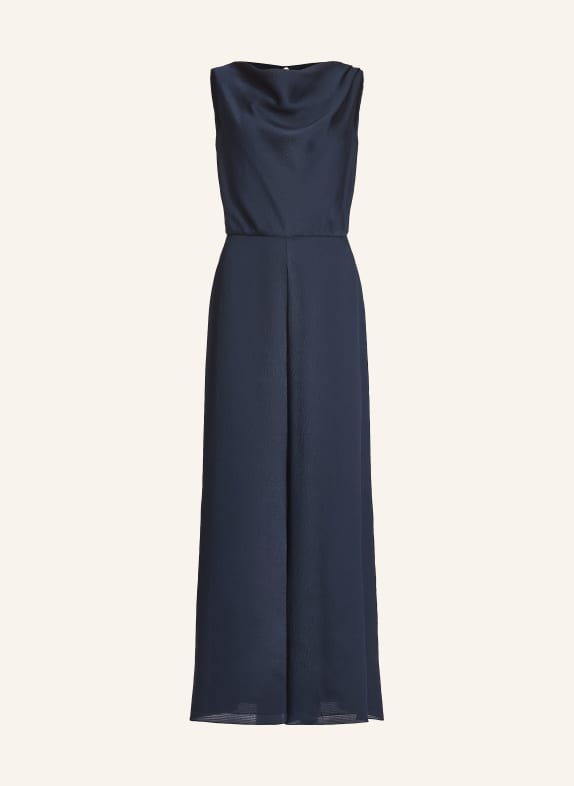 SWING Jumpsuit aus Satin DUNKELBLAU