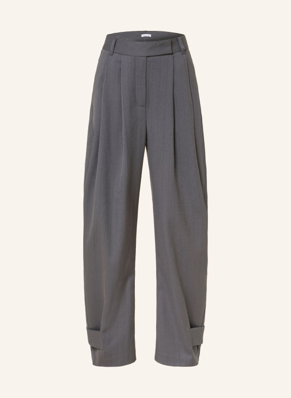 MRS & HUGS Wide-leg trousers GRAY / BLACK
