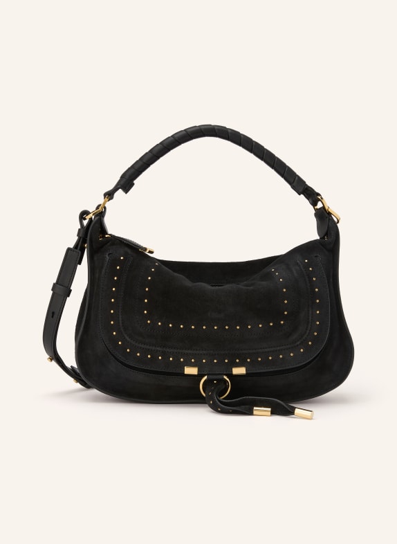 Chloé Handväska MARCIE med nitar 001 BLACK