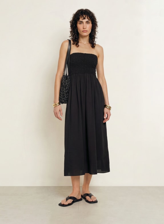 FAITHFULL THE BRAND Off-shoulder jurk ORLA ZWART