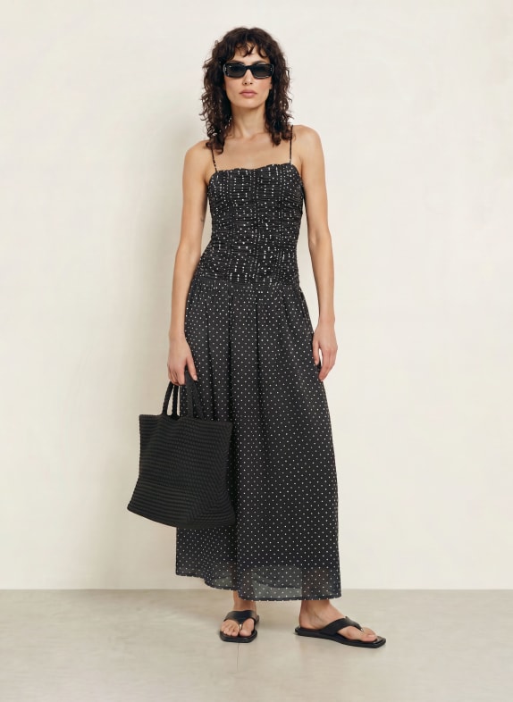 FAITHFULL THE BRAND Kleid MIRA SCHWARZ / WEISS