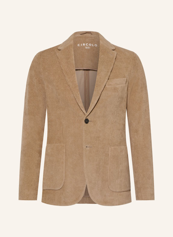 CIRCOLO 1901 Veste en velours côtelé coupe slim BEIGE