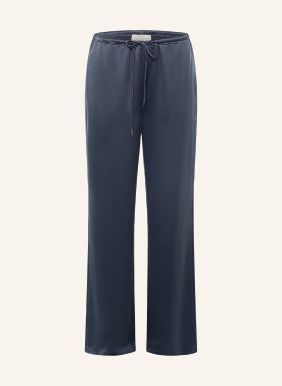 Juvia FLORENS Marlen pants in satin DARK BLUE