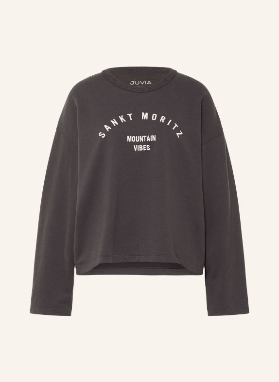 Juvia ARIANNA Sweatshirt DARK GRAY / WHITE