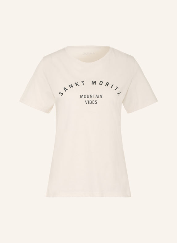 Juvia CHRISTINA T-shirt ECRU / BLACK