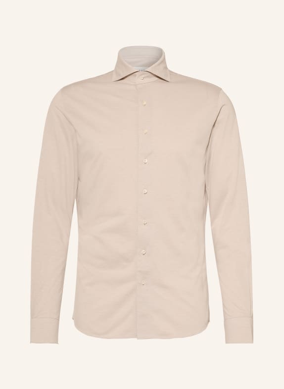 PROFUOMO Hemd Slim Fit BEIGE / CREME