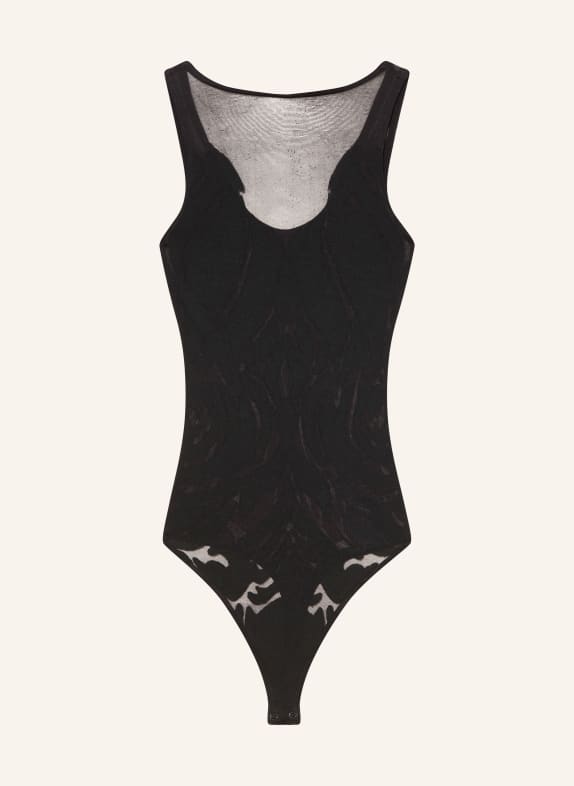 Wolford ROSE SHADOW Thong bodysuit BLACK