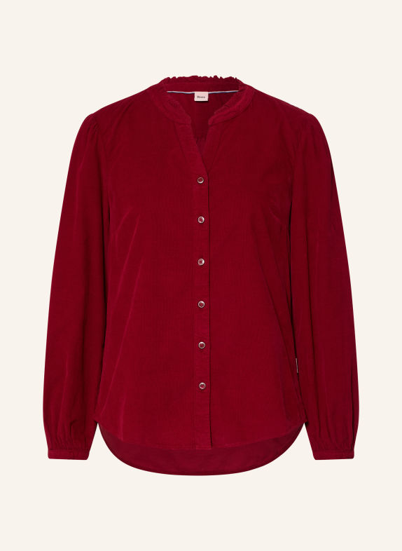 BRAX Cordbluse VIOLET DUNKELROT
