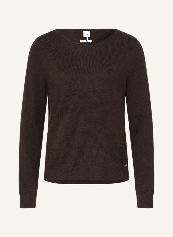 BRAX LISA Sweater DARK BROWN