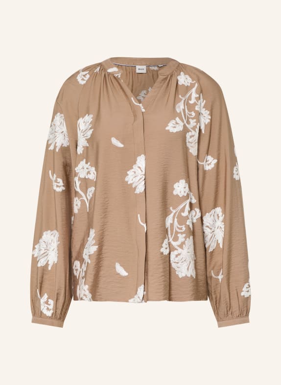 BRAX Blouse VIVIAN BRUIN / WIT
