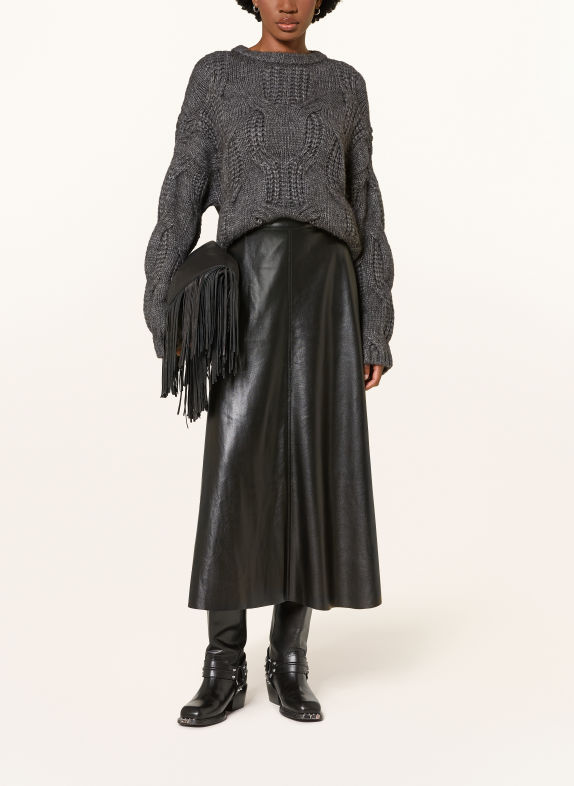 MRS & HUGS Alpaca Sweater DARK GRAY