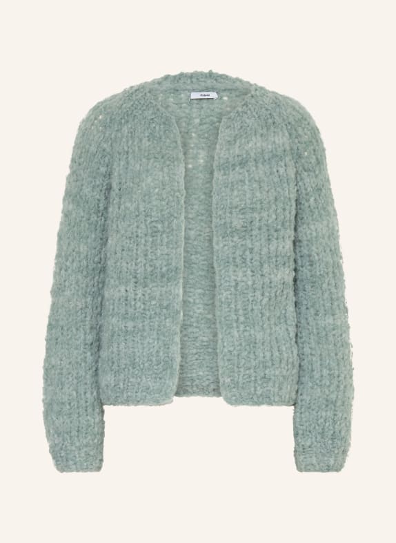 MAIAMI Knit wrap with alpaca LIGHT GREEN