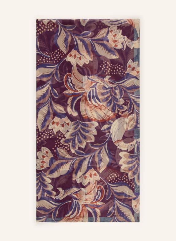Barbieri Scarves PURPLE / BEIGE / DARK BLUE