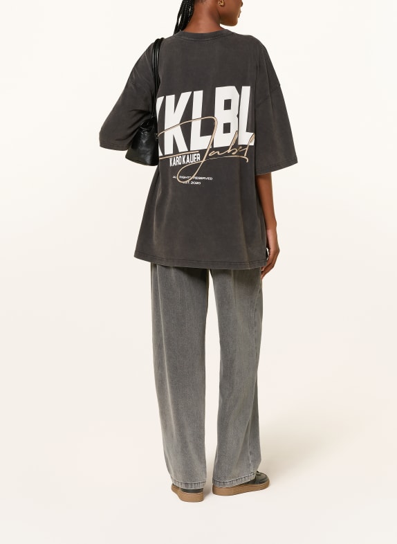 KARO KAUER Oversized-shirt ZWART
