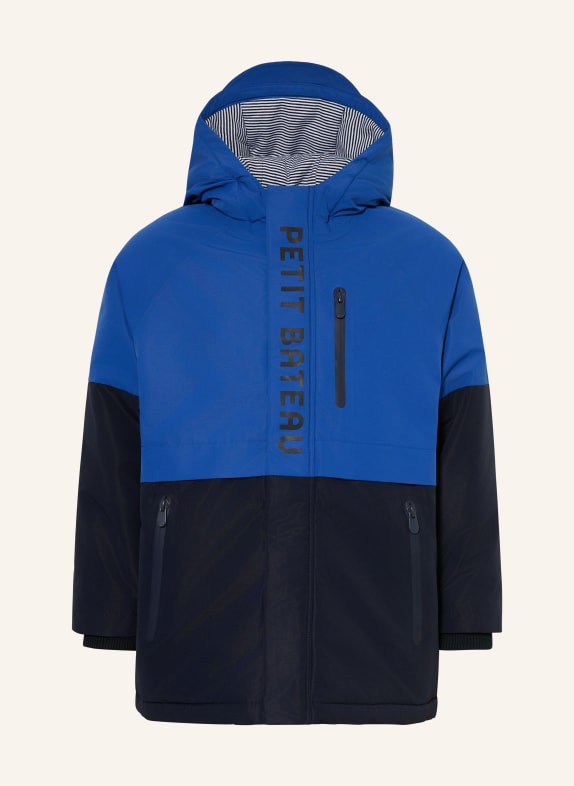 PETIT BATEAU Parka BLUE / DARK BLUE