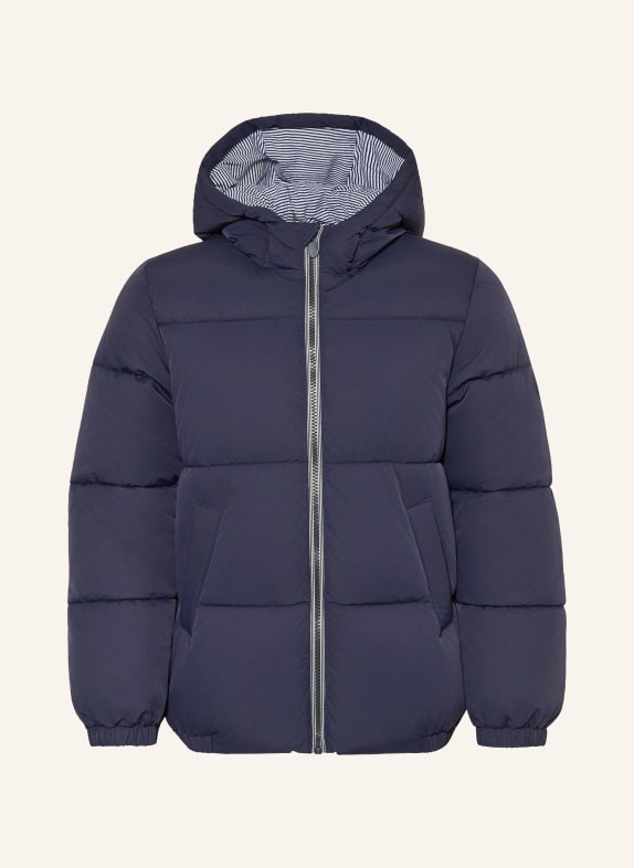 PETIT BATEAU Quilted jacket DARK BLUE