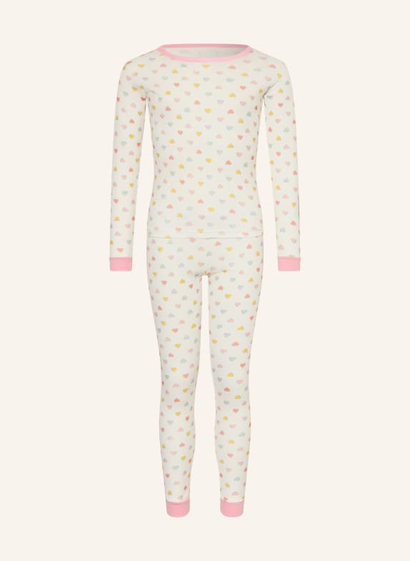 PETIT BATEAU Pajamas WHITE / PINK / YELLOW