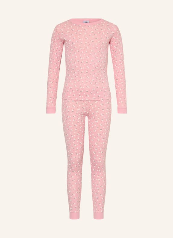 PETIT BATEAU Pajamas PINK / RED / WHITE
